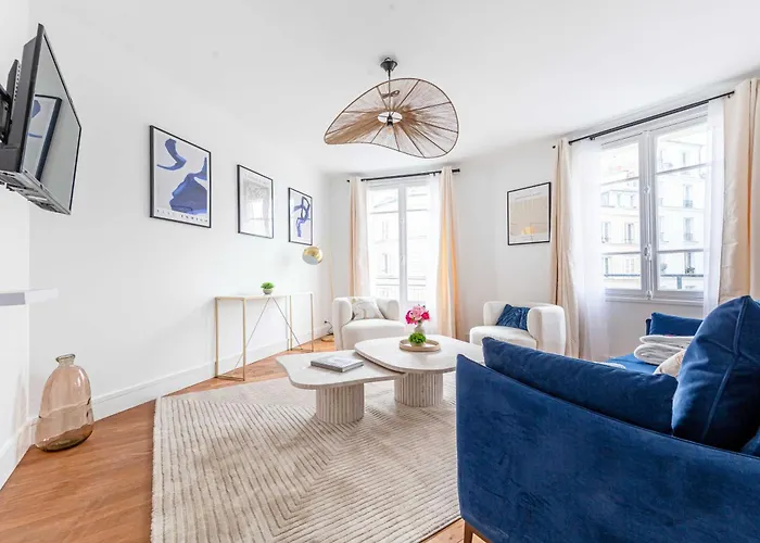 Bright & Charming - 1br-4p - Montmartre 公寓